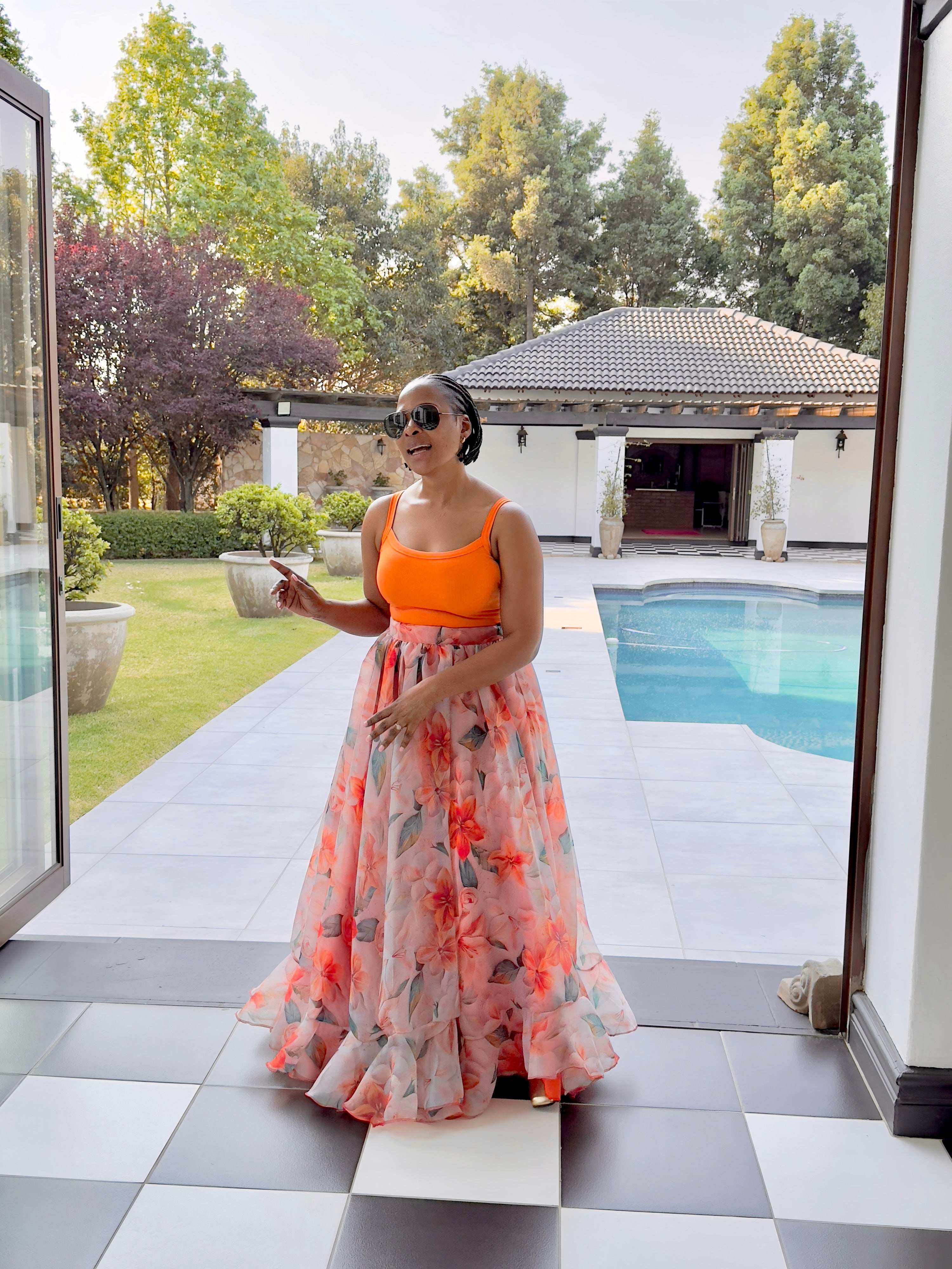 The Signature Floral Skirt