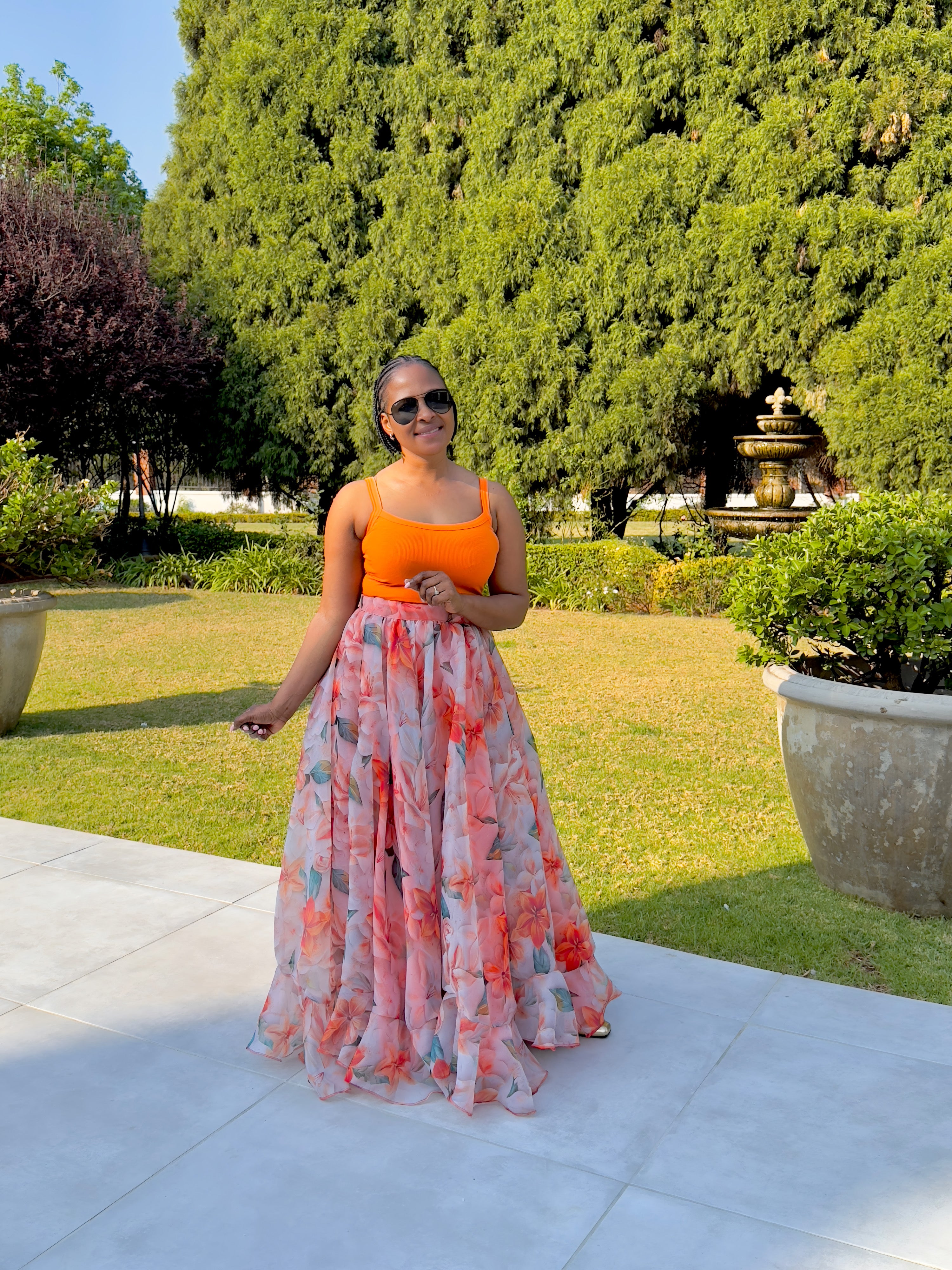 The Signature Floral Skirt